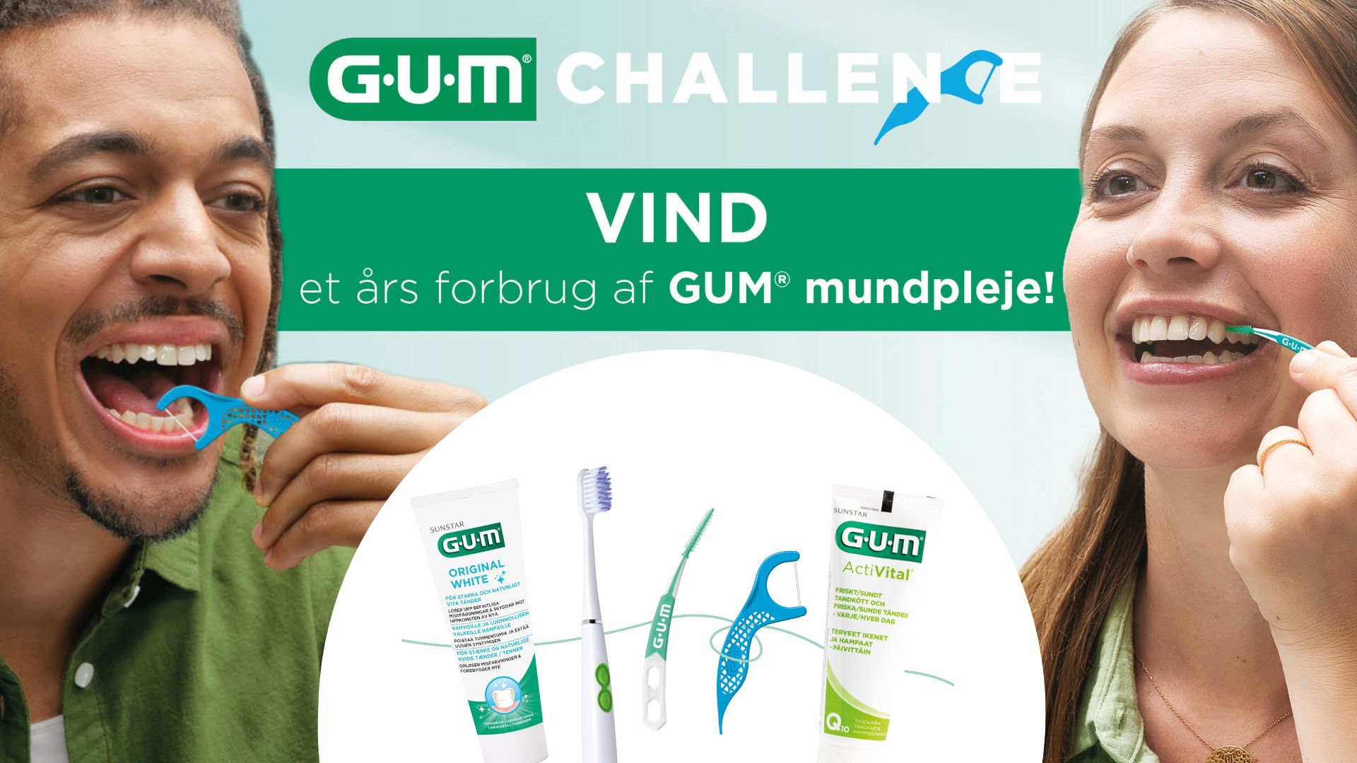 Promotional banner for GUM Challenge